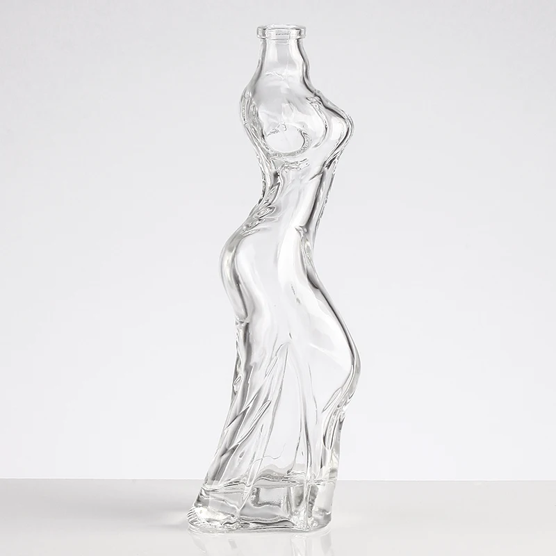 Classic Design Refinement Glass Woman Body Shape Bottle From China