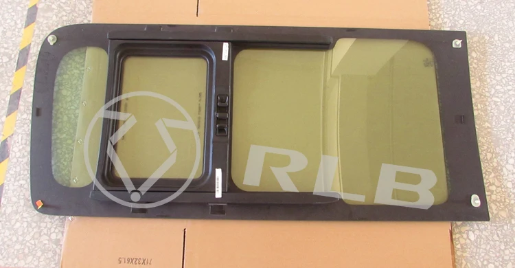 Cab Glass Side Sliding Window With Channel Tinted - Ight