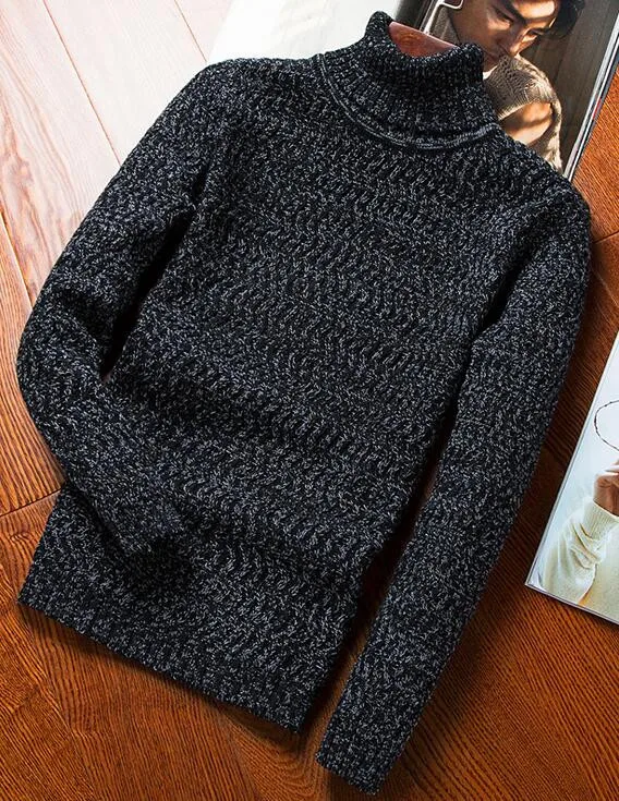 S12 New arrival turtleneck winter pullover mens Wool thick sweater ...