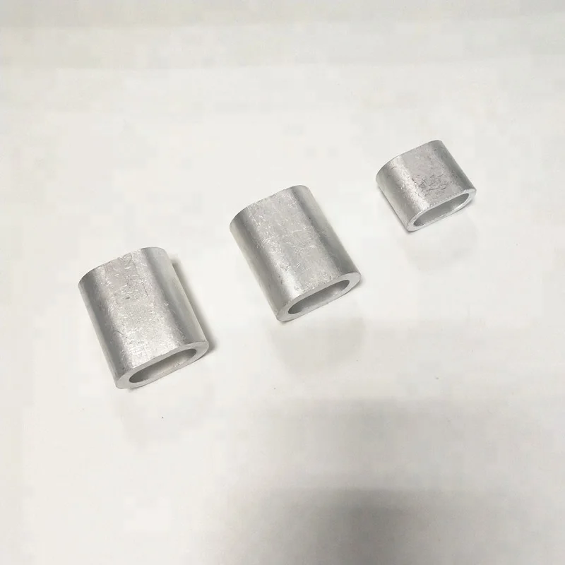 En134113 Oval Sleeve Aluminum Crimp Wire Rope Sling Ferrule Buy Oval