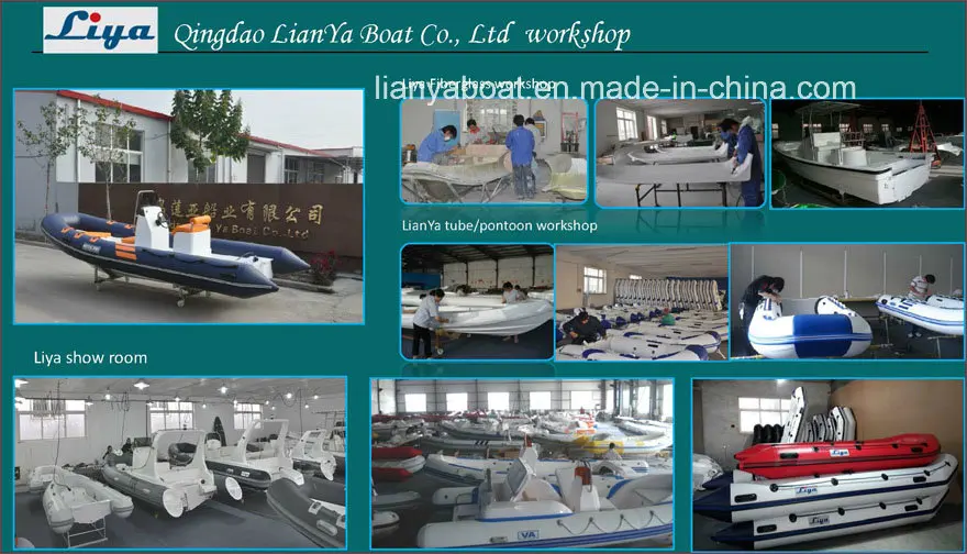 Liya 11ft/3.3m Luxury PVC hypolon rigid inflatable boat