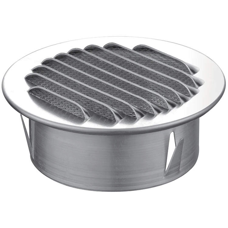 Circular Aluminium External Round Louvres Caps With Bird Mesh - Buy Air 