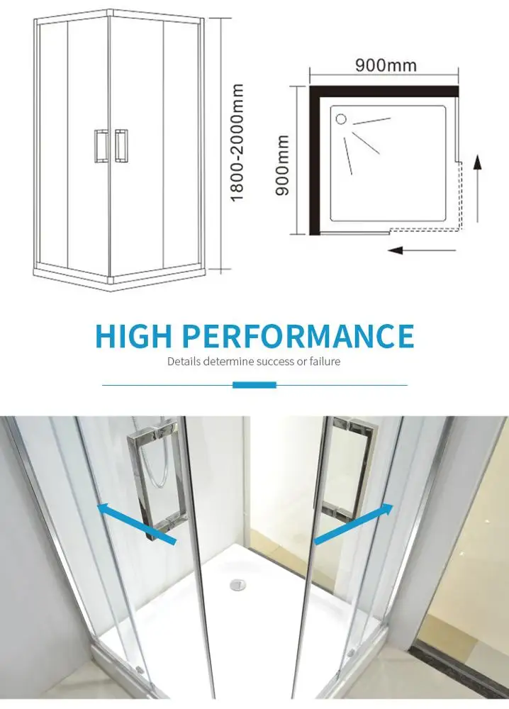 Corner Entry Alum Frame Fully Enclosed Shower Cubicles Jk6405 Buy Shower Cubicle Sizes,Alum