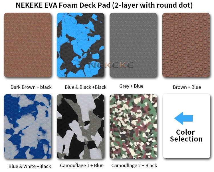 NEKEKE synthetic teak decking flooring eva foam deck pad sheet durable