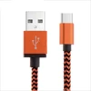 Yi-Links free custom logo 3ft 6ft 10ft nylon braided micro usb charging data cable for i5 6 7 7 plus