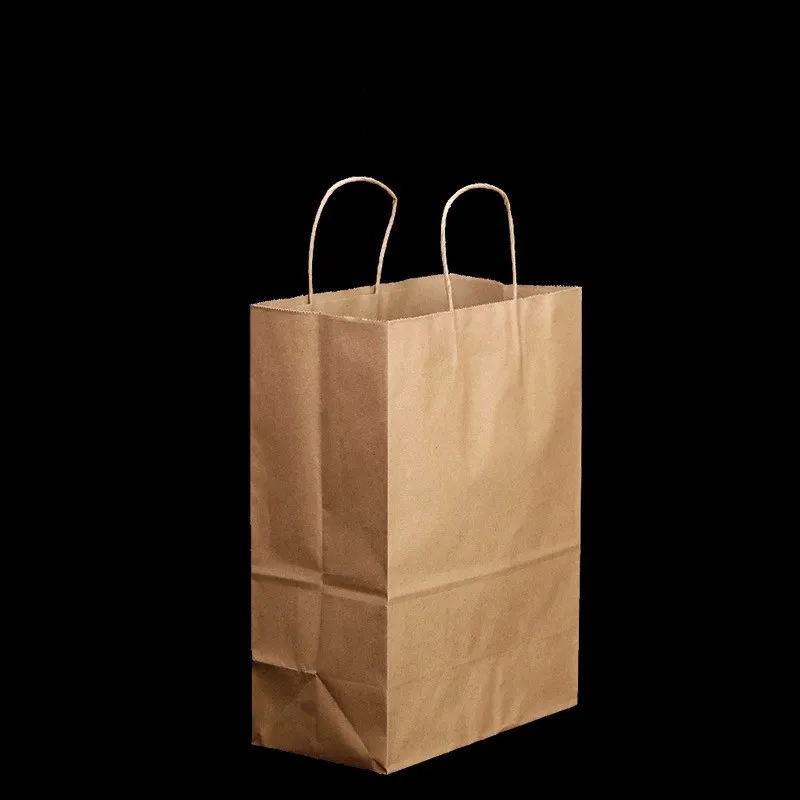 Cheap Custom Kraft Paper Shopping Bag With Tote For Shoes - Buy Paper Bags With Handles,Brown ...