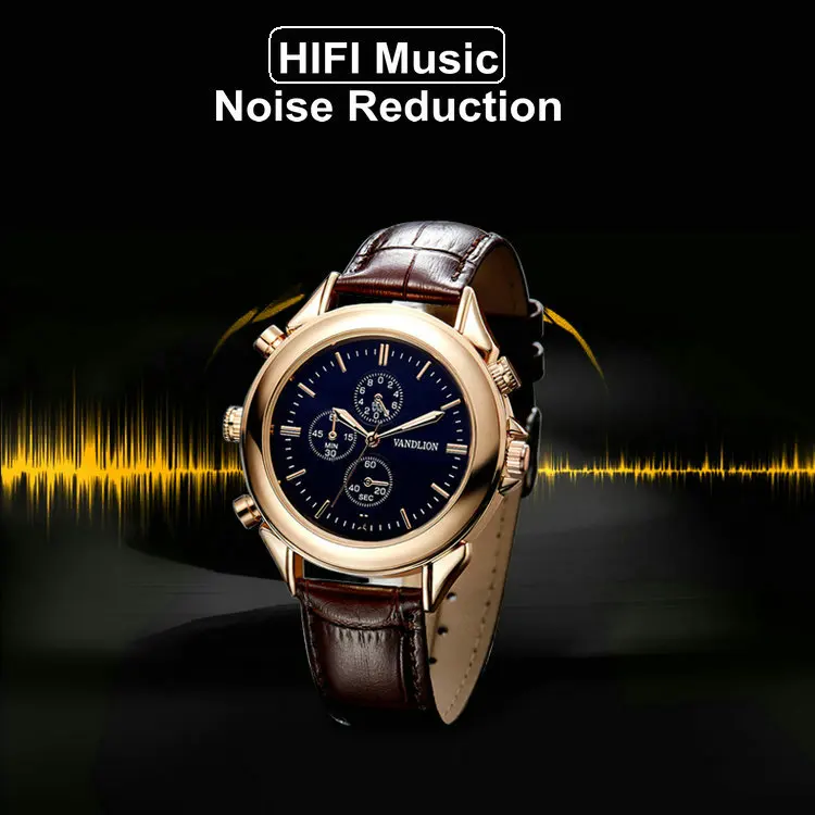 V2 Digital Voice Recorder Mp3 Player Wristband Wrist Watch Business