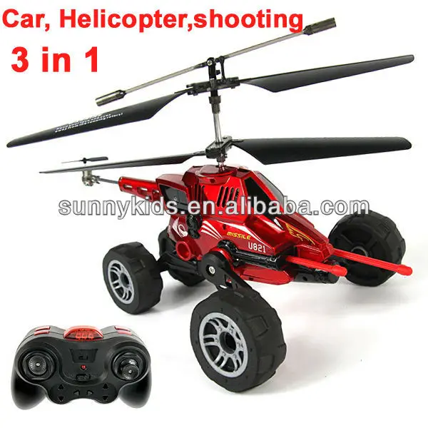 rc helicopter car