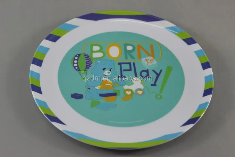 20cm Melamine Kid's Plate Cake plate snacks plate