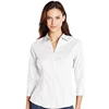 Womens Basic Long Sleeve Slim Fit Casual Button up Shirt Stretch Formal Shirts