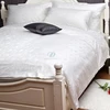 Deeda factory 100% cotton jacquard dobby 300TC bedding sheet set for hotel