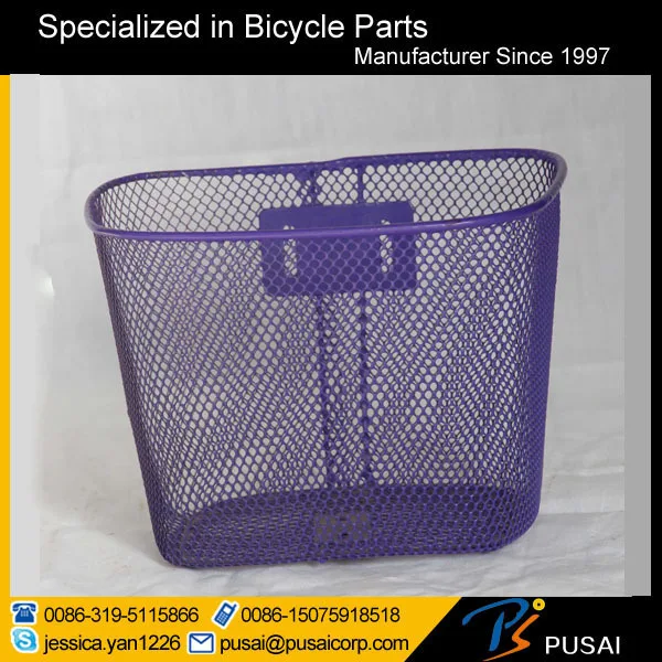 Hot Sale Pattern Bicycle Parts Hs Code 8714990000 Steel Basket For