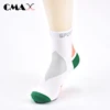 Polyester printed white cotton fashion performance training mens sports compression socks