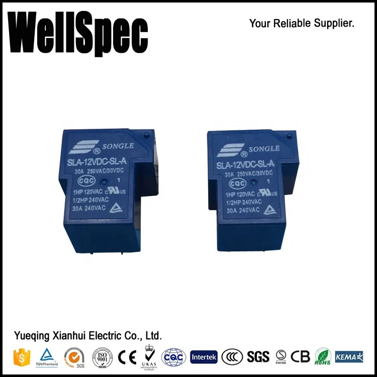 Relay 24vdc Nais Relay 24v Sla24vdcsla 24vdc 40a 250vac 1no 4pin T90 Minitype Power Relay