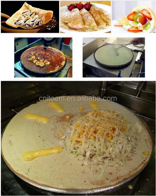 Shcm2 Popular Dual Head Stainless Steel Commercial Electric Crepe