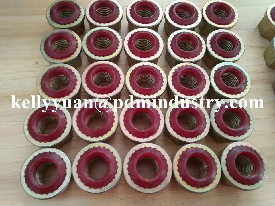 Yellow Zinc Coated Sealing Nut Seal Lock Nuts M16 Buy Lock Nut,Seal Lock Nut,Sealing Nut