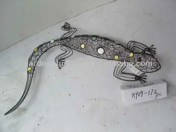 Metal Wire Lizard Wall Decor Serious Iron Handicrafts Metal Wire Lizard Wall Decor