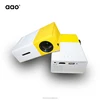 YG300 handheld LCD Projector with 400 to 600 Lumens has HDMI USB AV CVBS ports Mini pocket Projector for home theater