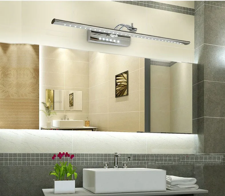 26 Excellent Bathroom Led Light Fixtures Over Mirror Eyagci Brilliant Crystal Mirror Bathroom Vanity Light 6w Wall Cabinet Fixtures Ebay