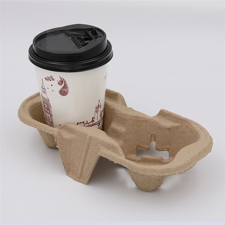Cardboard Paper Coffee Cup Carrier For 2 Or 4 Cup - Buy Coffee Cup ...