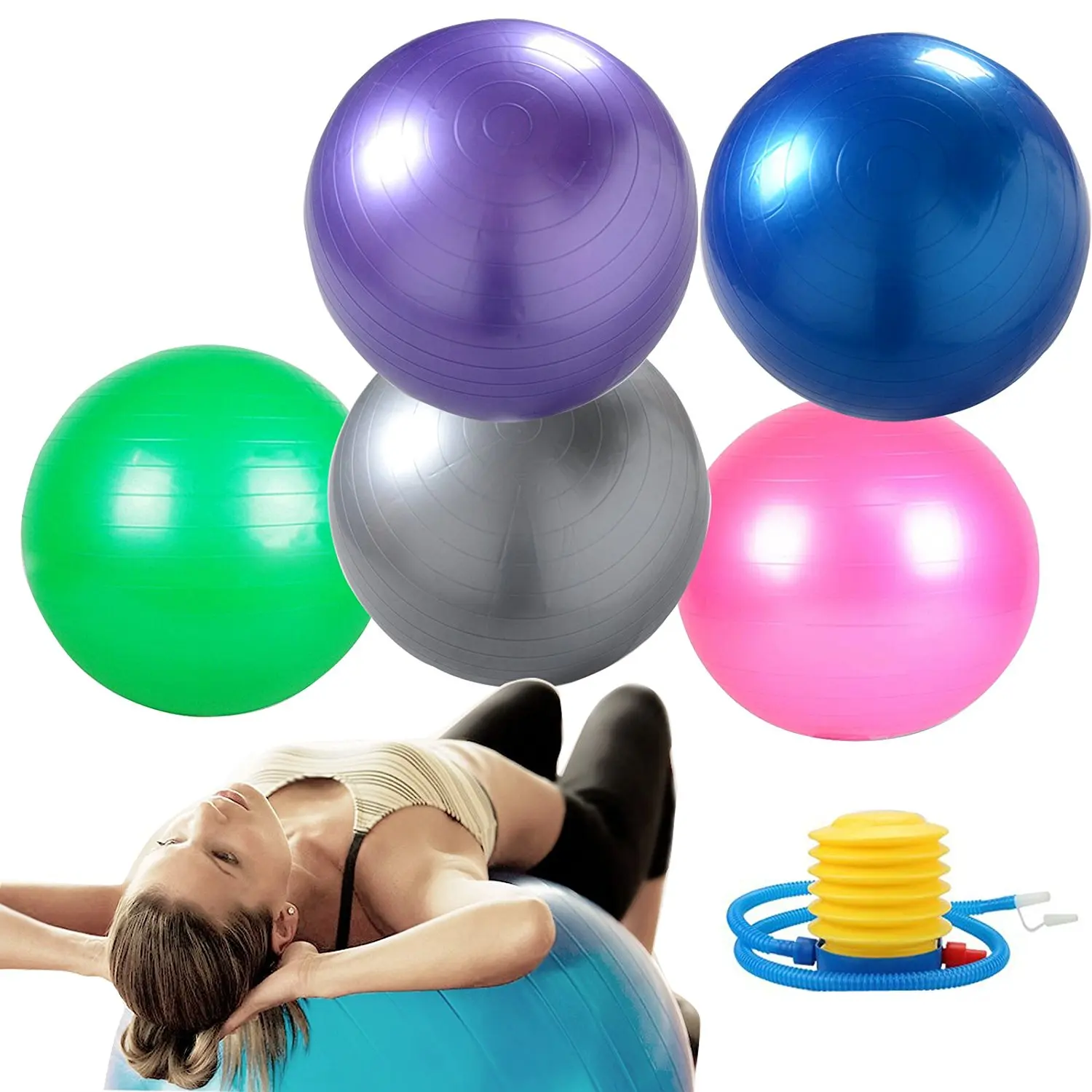 Buy suyi Exercise Ball, Birthing Ball,Yoga Swiss Fitness Ball,Maternity