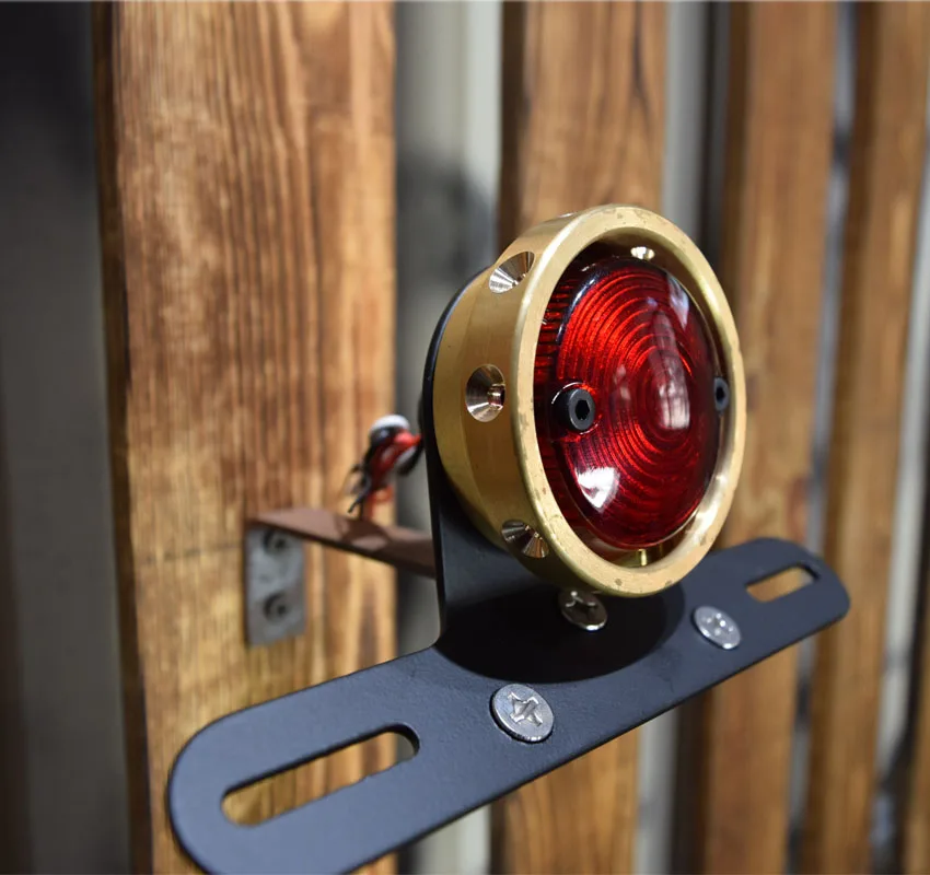 Round Vintage Tail Lights New Motorcycle Custom Tail Light For Harley