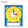 Learning Resources Big Time Learning Clock 12 Hour Basic Math Development, Ages 5+
