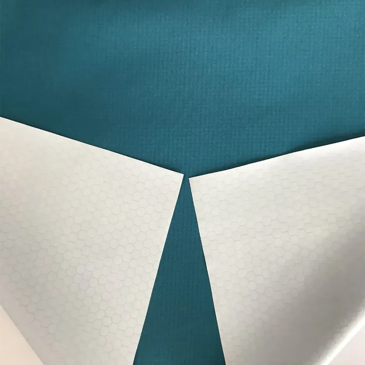 Waterproof 100% nylon 1mm*1mm rib-stop taffeta with breathable print PU milky film coated fabric