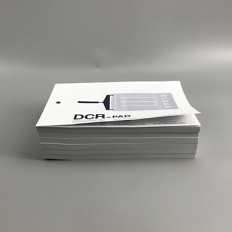 Disposable Peelable 1 Hole 165mm X 240mm Self Adhesive Dust Removal