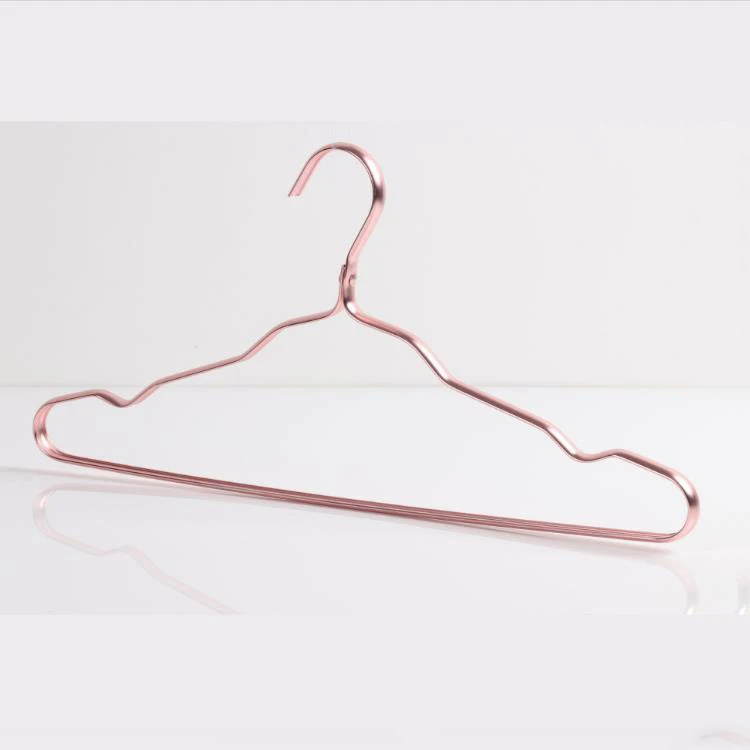 Creative Style Antiskid Rose Gold Coat Clothes Hanger Aluminum Alloy