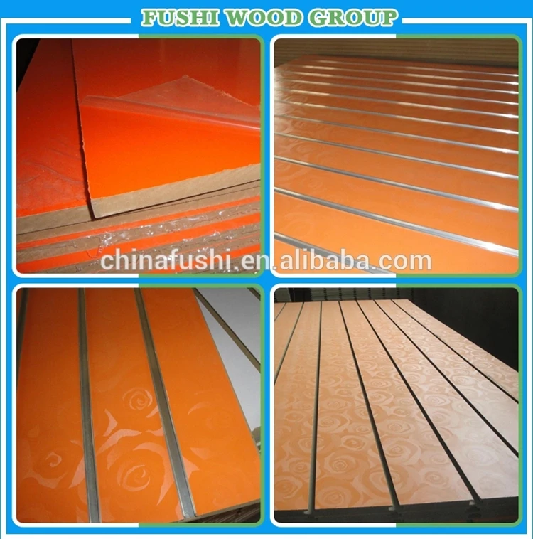 Slat Wall Panel Slot Board Slotted Mdf Board