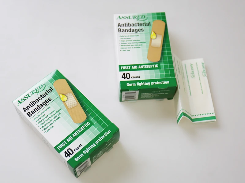 Antibacterial Bandages Disposable Fabric Adhesive Bandage Cotton First