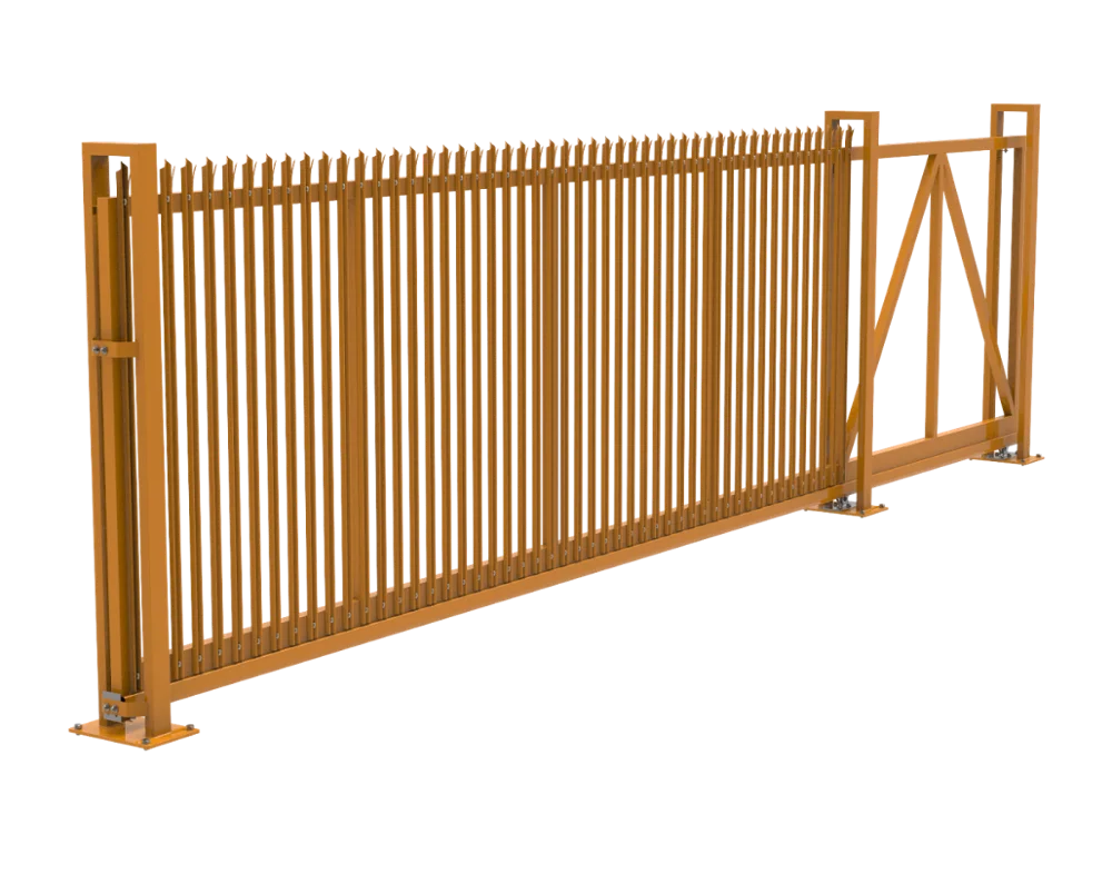 Palisade Automatic Cantilever Sliding Main Gate Designs - Buy Main Gate