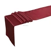 Banquet Decoration Red Satin Table Runner Silk