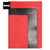Custom A5 Luxury Leather Hardbound Notebook Printing Cover Lining Pages Writing Book Student Notebook