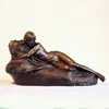 New design sexy nude beautiful lying female bronze art sculpture for decoration