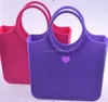 Hot-selling wholesale fashion silicone women blank tote bags with custom printed logo