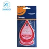 Drop shape Supermarket Wash Car Promotional Gifts Full Color Auto air freshener logos,aroma car air freshener,air refresher car