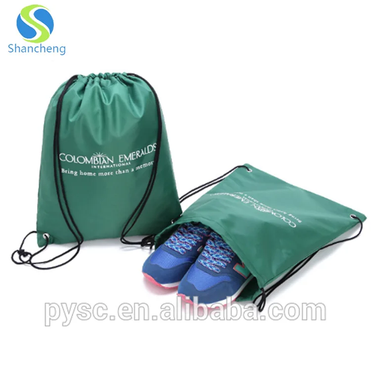 Cheap Printed Polyester Drawstring Shoe Bags - Buy Drawstring Shoe Bag ...