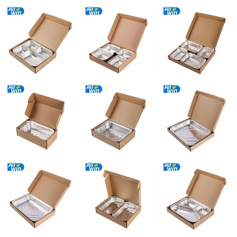 Rectangular carton corrugated shipping food box