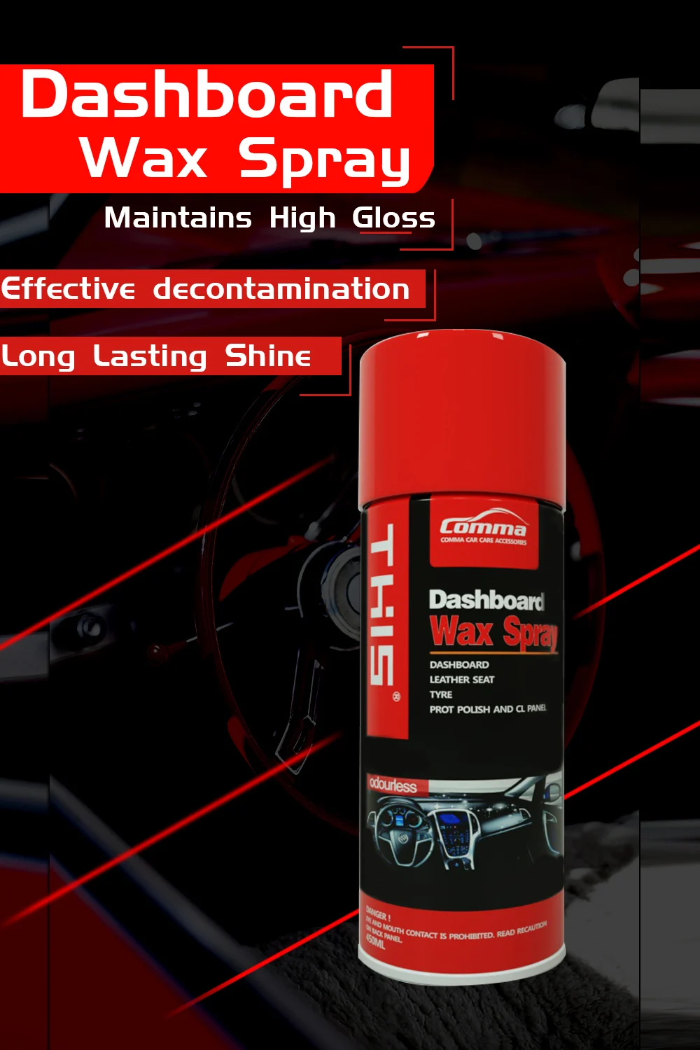 Auto Msds Liquid Equipment Dashboard Polishing Glass Coating Car Detail