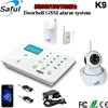 Saful K9 3G mini CCTV camera wireless wired 3G security alarm system sms home alarm system with sim card