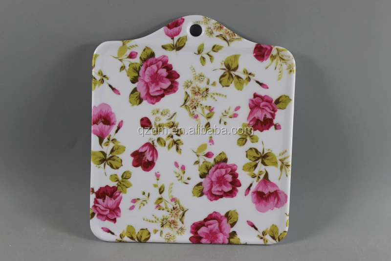 Flower Plastic Table Mat Melamine Pot Holder