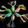 5.5cm/12.5g Crankbait Topwater Fishing Bait Soft Fishing Lure Artificial Frog Lure With Sharp Hooks For Fishing