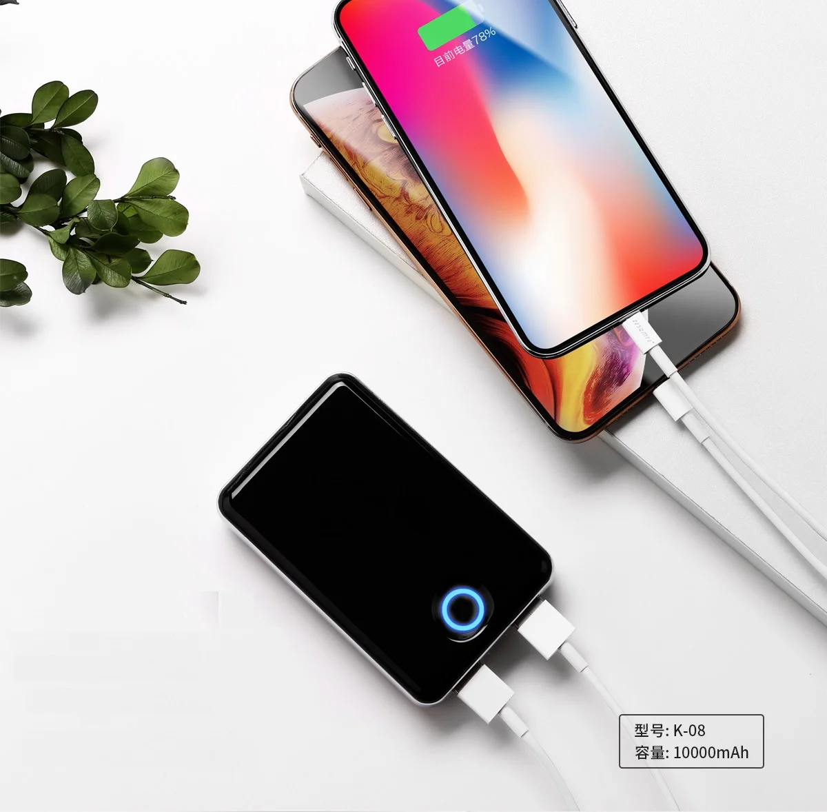 18w Type C Pd Qc 3.0 Power Bank 10000mah Mini External Battery Usb Pd