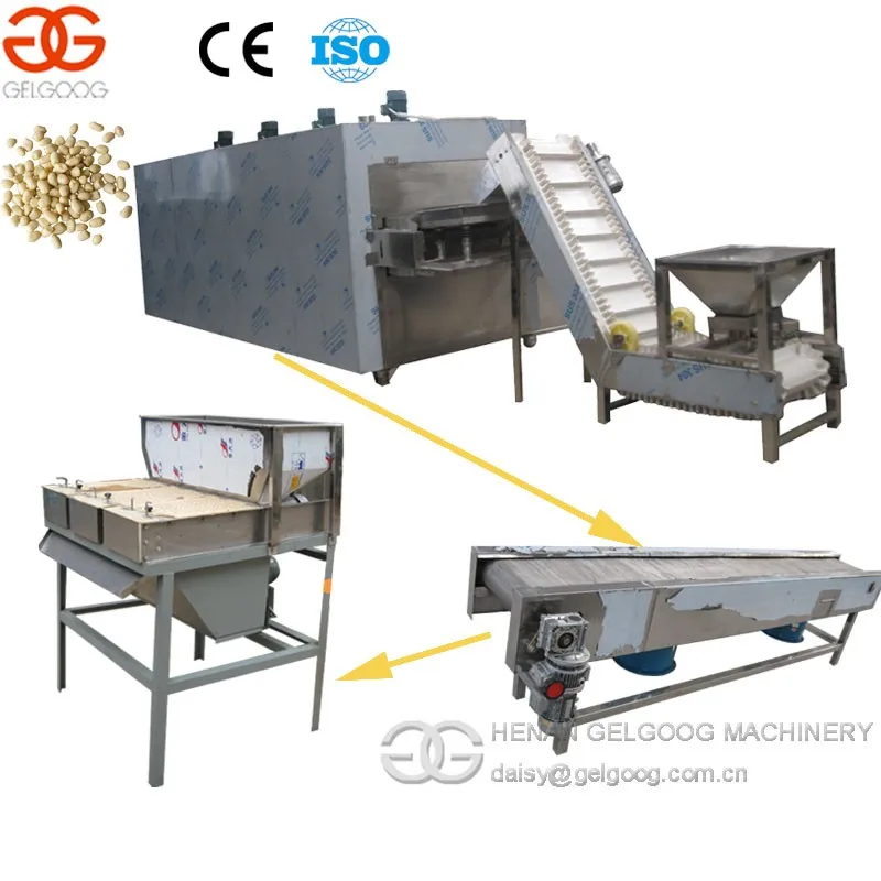 Automatic Belt Type Pepper Seed Roasting Machine/peanut/sesame