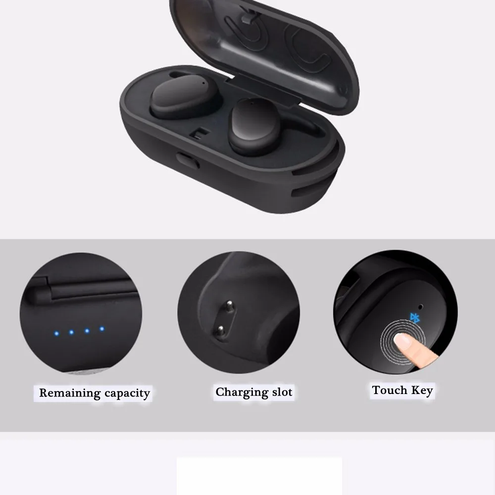 Wireless Tws Stereo 4.1 Bt Earbuds With Charging Case - Buy 4.1 Bt ...