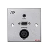 JS-WP105 Hotel wall media hub hdmi usb phone network Multimedia Panel