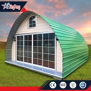 Prefab Steel Dome House Arched Cabin Homes Tiny Houses For Sale