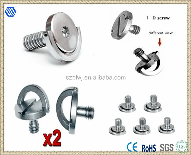 Customize Screw Hidden Camera D Ring Mounting Hidden Camera Screw